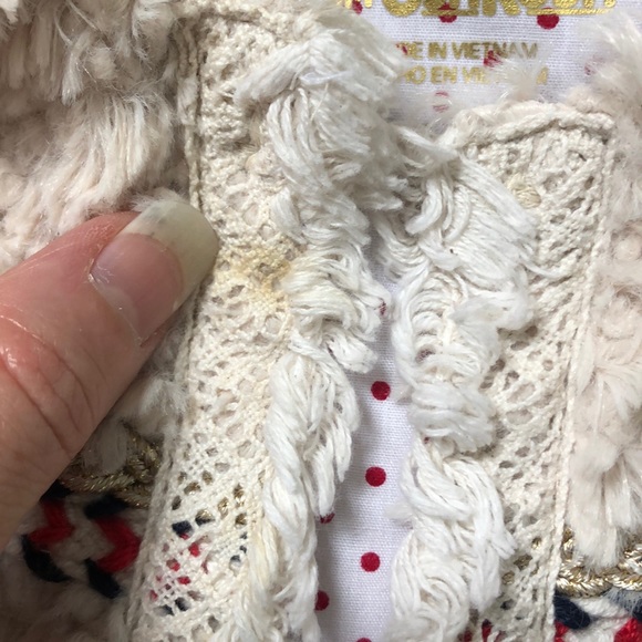 GENUINE KIDS  from OSHKOSH Fuzzy Vest size 12m-18m - Picture 8 of 9